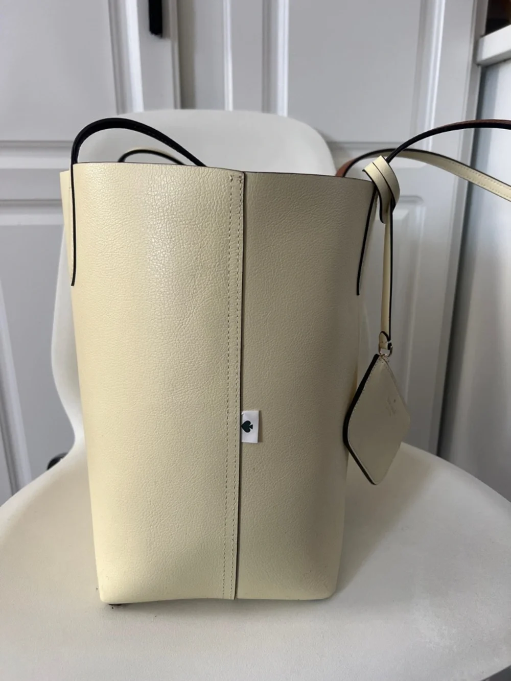 kate spade butter yellow Leather Tote - Picture 5 of 5